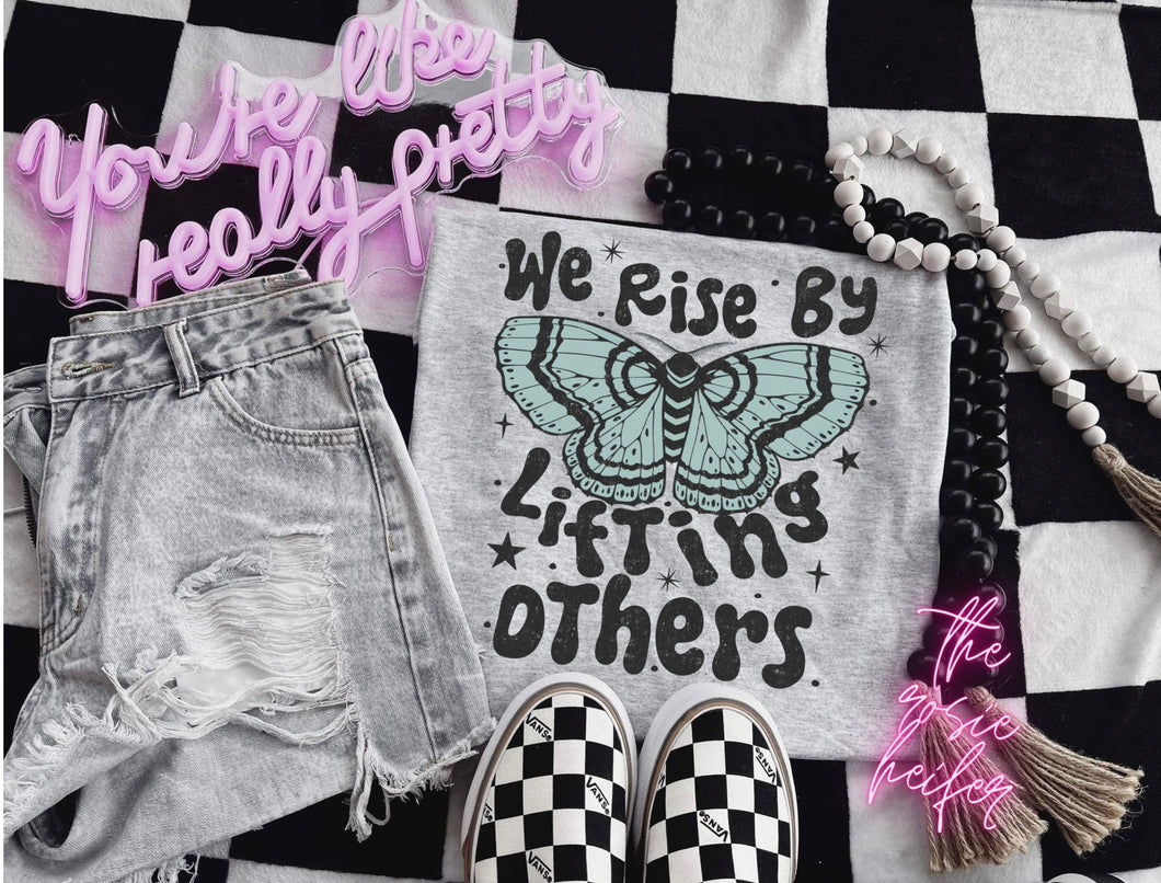 We rise by lifting others