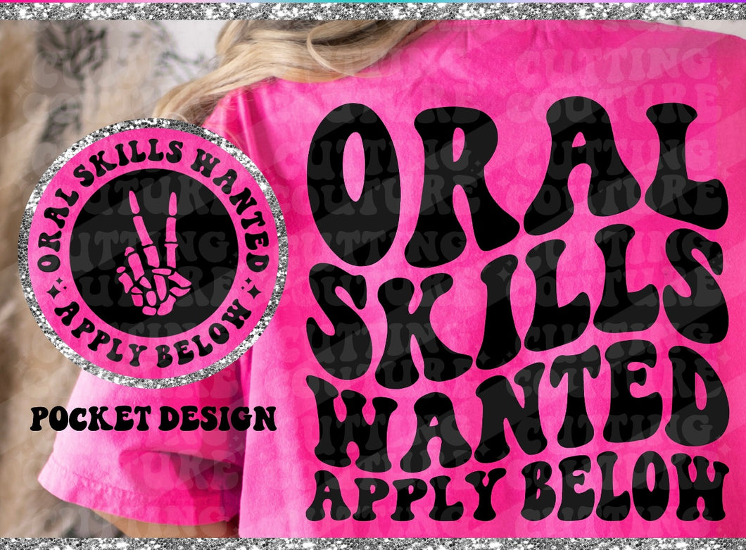 Oral Skills Wanted